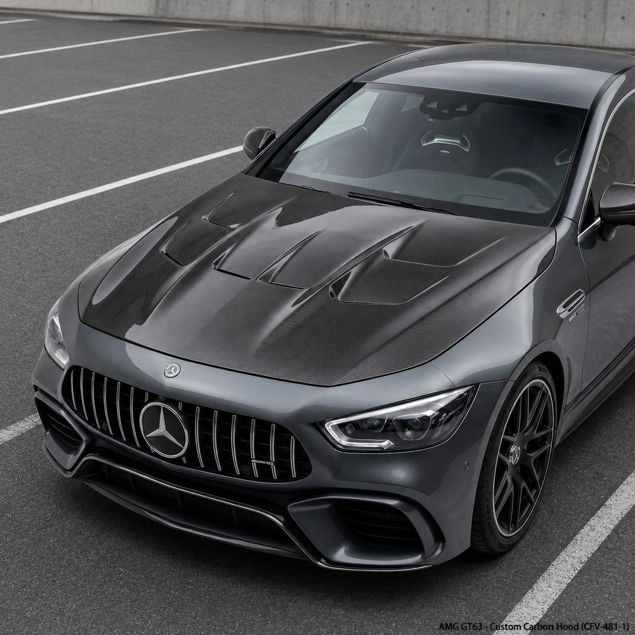 2019-2024 Mercedes GT43/GT53/GT63 AMG TC Style Carbon Fiber Hood | X290