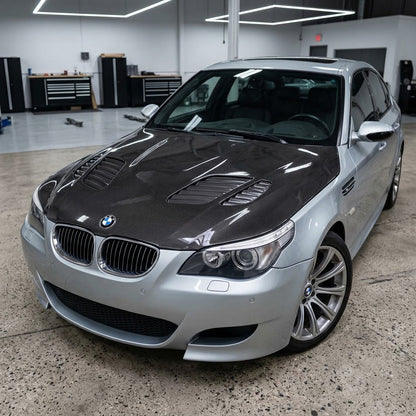 2004-2010 BMW 5-Series/M5 V3 Style Carbon Fiber Hood | E60/E61