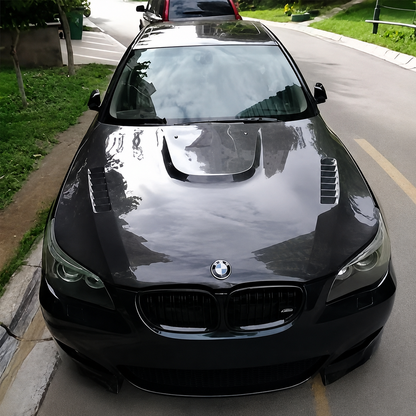 2004-2010 BMW 5-Series/M5 V1 Style Carbon Fiber Hood | E60/E61