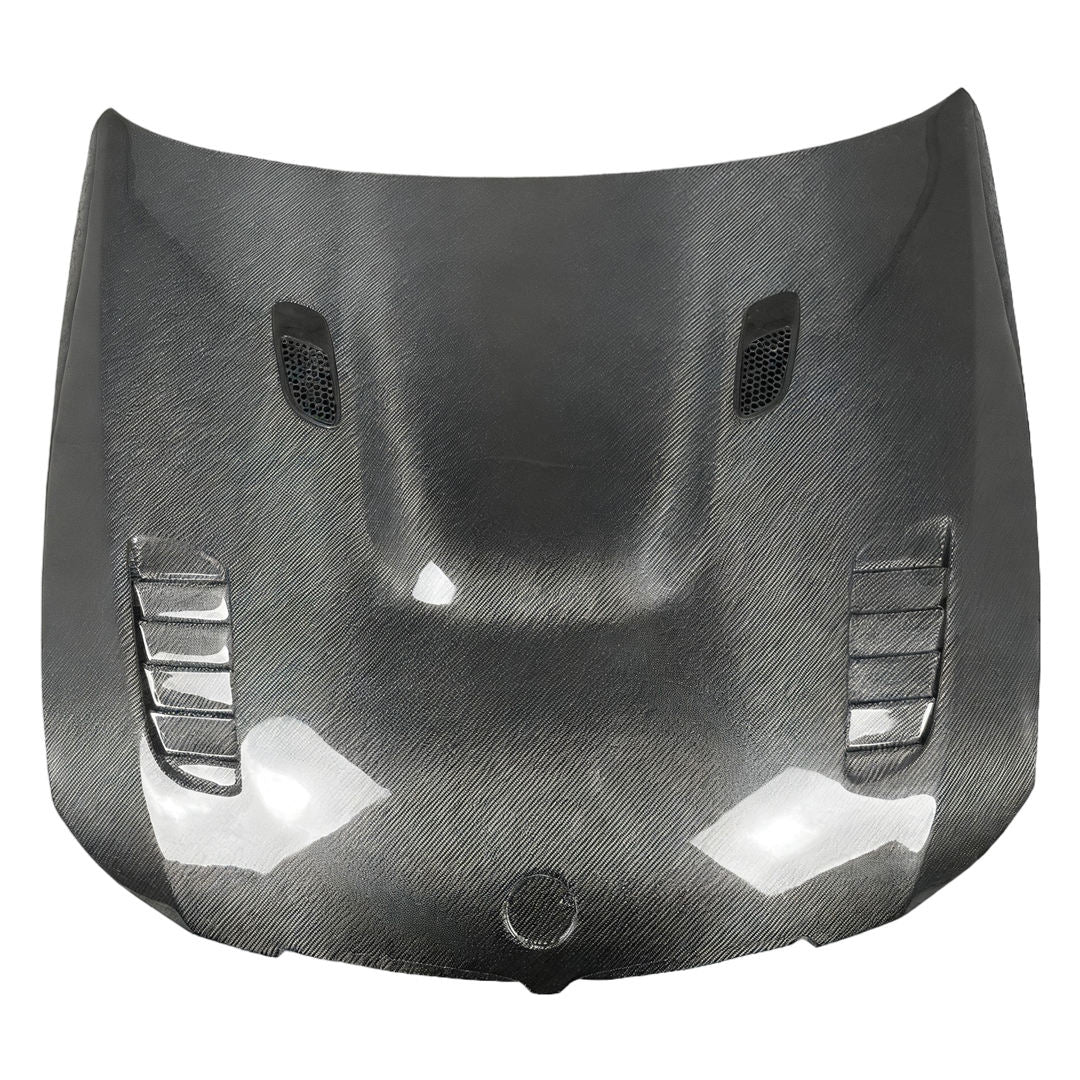 2005-2008 BMW 3-Series V Style Carbon Fiber Hood | E90/E91 Pre LCI