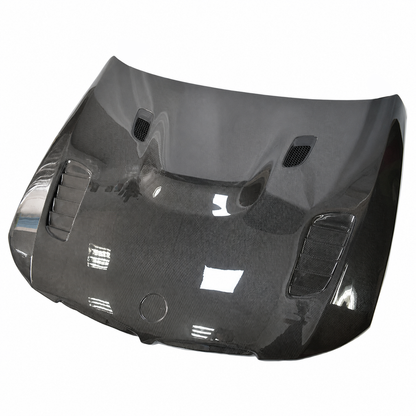 2005-2008 BMW 3-Series V Style Carbon Fiber Hood | E90/E91 Pre LCI