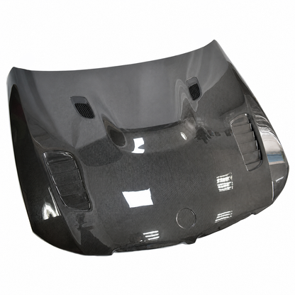 2005-2008 BMW 3-Series V Style Carbon Fiber Hood | E90/E91 Pre LCI