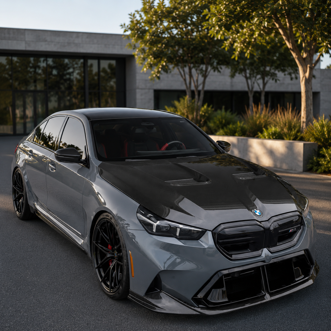 2024+ BMW 5-Series N Style Carbon Fiber Hood | G60/G61