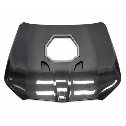 2024+ BMW 5-Series Glass Engine Cover V1 Carbon Fiber Hood | G60/G61