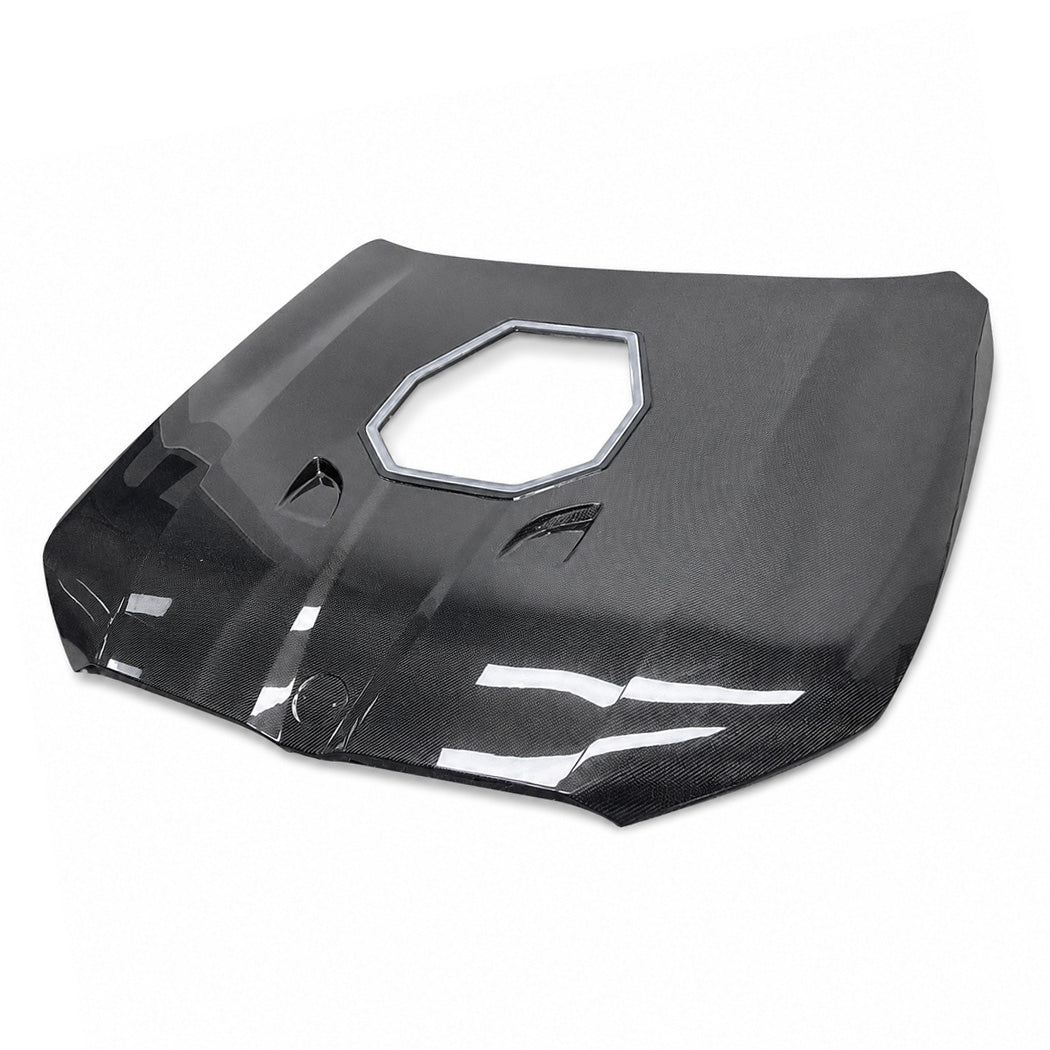 2024+ BMW 5-Series Glass Engine Cover V1 Carbon Fiber Hood | G60/G61
