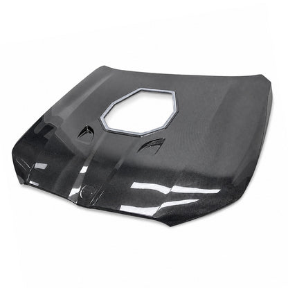 2024+ BMW 5-Series Glass Engine Cover V1 Carbon Fiber Hood | G60/G61