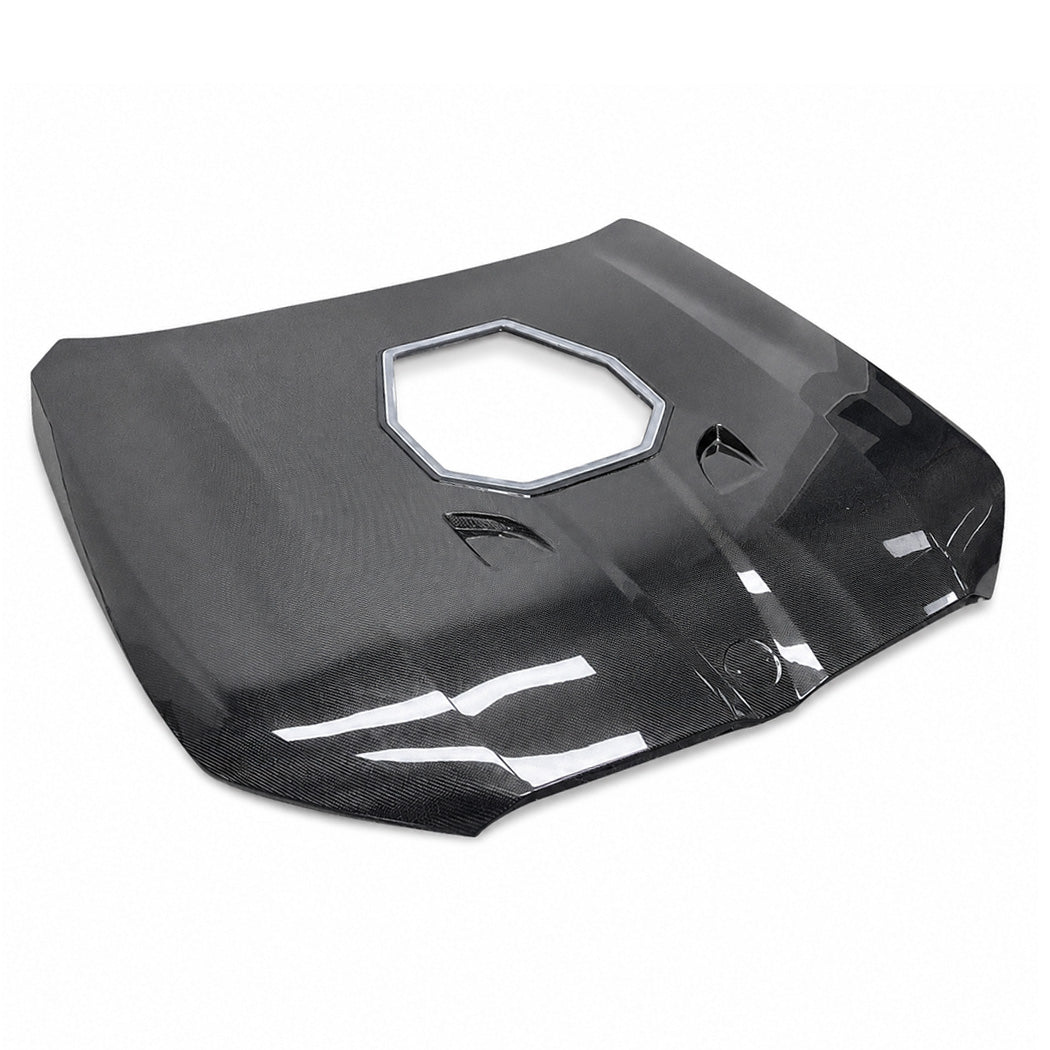 2024+ BMW 5-Series Glass Engine Cover V1 Carbon Fiber Hood | G60/G61