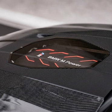 2024+ BMW 5-Series Glass Engine Cover V1 Carbon Fiber Hood | G60/G61