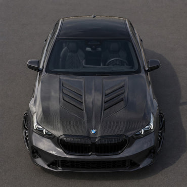 2024+ BMW 5-Series V Style Carbon Fiber Hood | G60/G61