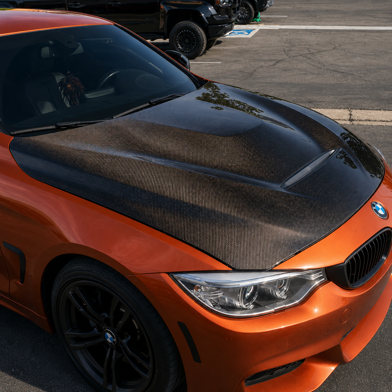 2012-2018 BMW 3-Series CS Style Carbon Fiber Hood | F30/F31