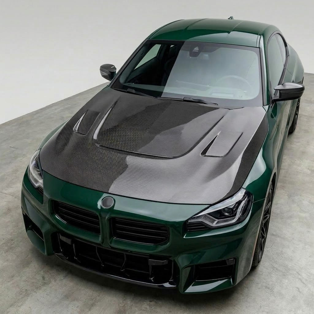 2022+ BMW 2-Series/M2 V2 Style Carbon Fiber Hood | G42/G87