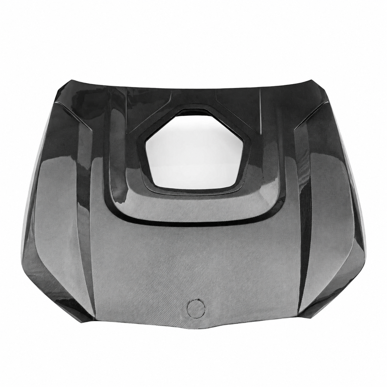 2024+ BMW 5-Series Glass Engine Cover V2 Carbon Fiber Hood | G60/G61