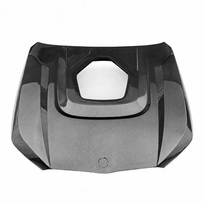 2024+ BMW 5-Series Glass Engine Cover V2 Carbon Fiber Hood | G60/G61