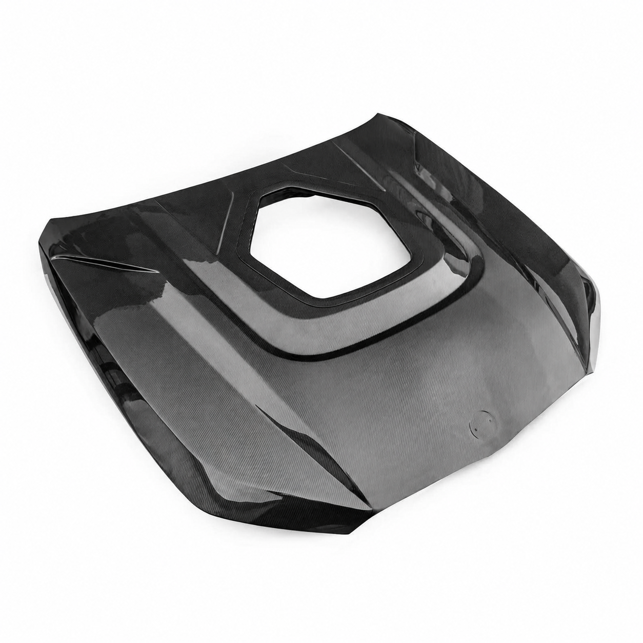 2024+ BMW 5-Series Glass Engine Cover V2 Carbon Fiber Hood | G60/G61