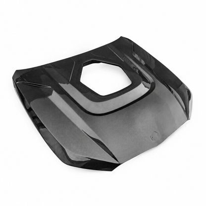 2024+ BMW 5-Series Glass Engine Cover V2 Carbon Fiber Hood | G60/G61