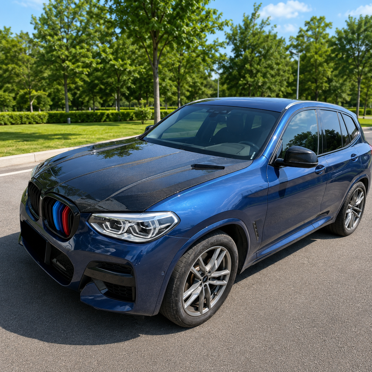 2018-2025 BMW X3/X4/X3M/X4M LD Style Carbon Fiber Hood | G01/G02/F97/F98