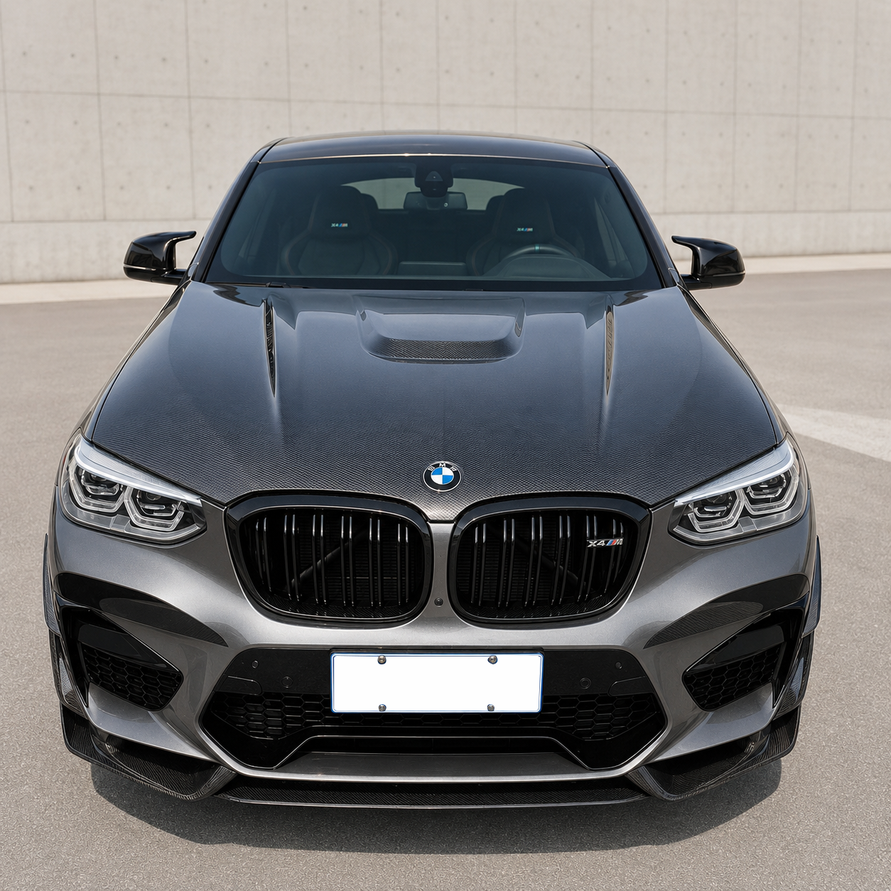 2018-2025 BMW X3/X4/X3M/X4M H Style Carbon Fiber Hood | G01/G02/F97/F98