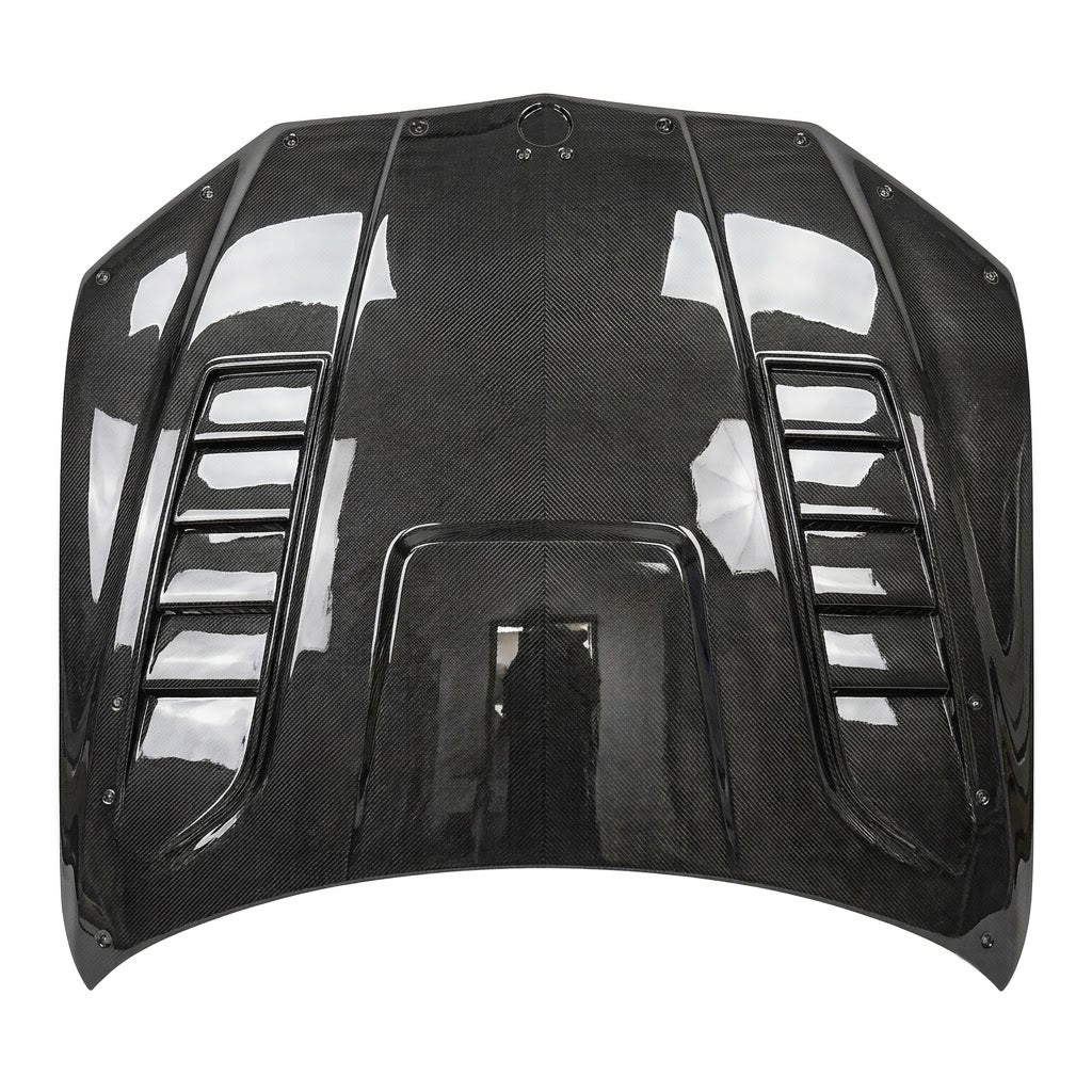 2019+ BMW X5/X5M/X6/X6M V1 Style Carbon Fiber Hood | G05/G06/F95/F96