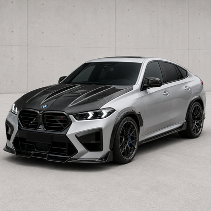 2019+ BMW X5/X5M/X6/X6M V3 Style Carbon Fiber Hood | G05/G06/F95/F96