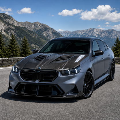 2024+ BMW M5 V Style Carbon Fiber Hood | G90/G99