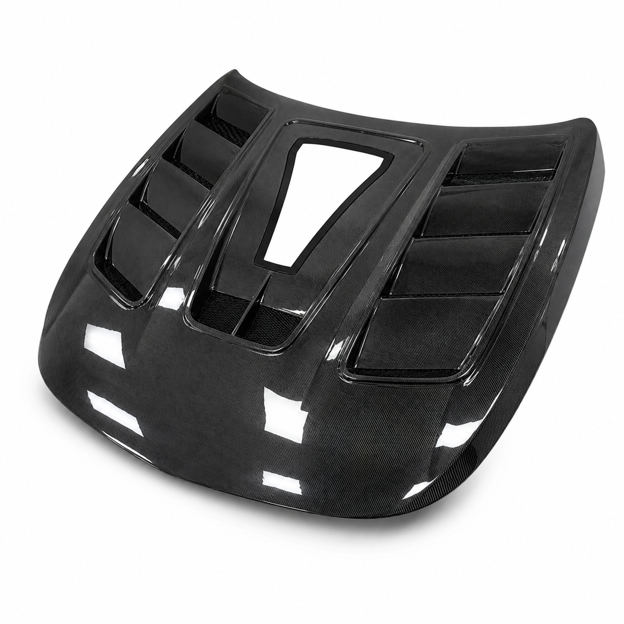 2016-2021 Mercedes AMG GT/GTS/GTC/GTR Glass Engine Cover V2 Carbon Fiber Hood | C190/R190