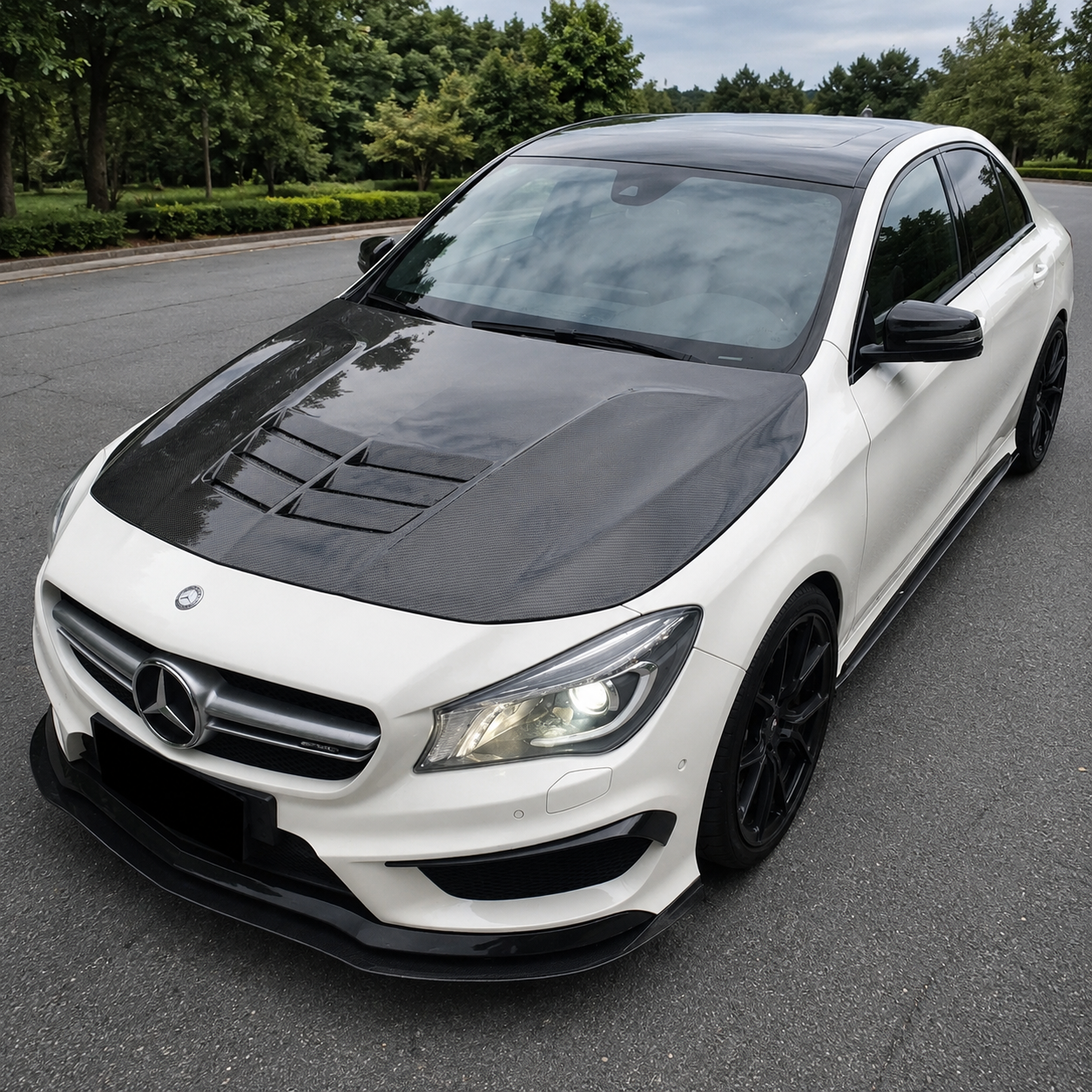 2014-2019 Mercedes CLA-Class/CLA45 AMG BK Style Carbon Fiber Hood | W117/C117/X117