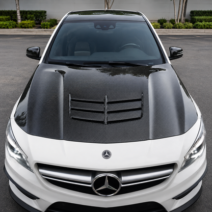 2014-2019 Mercedes CLA-Class/CLA45 AMG BK Style Carbon Fiber Hood | W117/C117/X117
