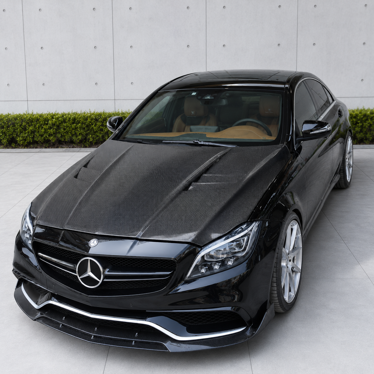 2012-2018 Mercedes CLS-Class/CLS63 AMG B Style Carbon Fiber Hood | C218/X218/W218