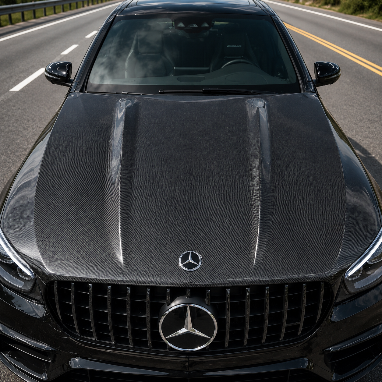2016-2022 Mercedes GLC-Class/GLC63 AMG BT Style Carbon Hood | X253/C253