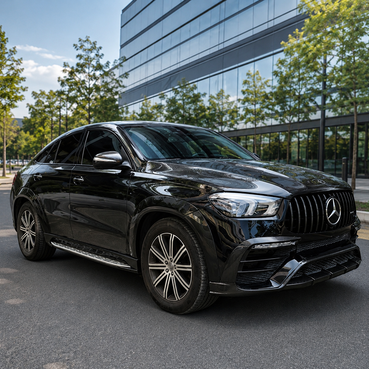 2020+ Mercedes GLE-Class V1 Style Carbon Fiber Hood | C167/W167