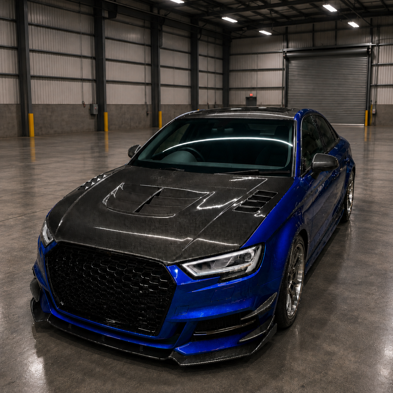 2014-2020 Audi A3/S3/RS3 V1 Style Carbon Fiber Hood | 8V/8V.5