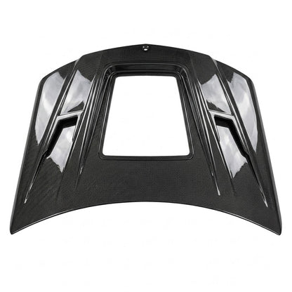2008-2011 Mercedes C-Class Glass Engine Cover Carbon Fiber Hood | W204/C204