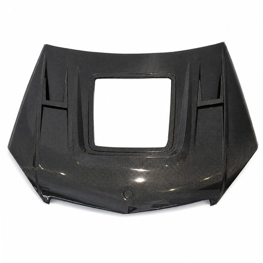 2012-2015 Mercedes C63 AMG Glass Engine Cover Carbon Fiber Hood | W204/C204