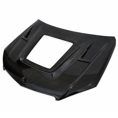 2012-2015 Mercedes C63 AMG Glass Engine Cover Carbon Fiber Hood | W204/C204