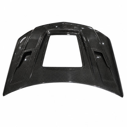 2012-2015 Mercedes C63 AMG Glass Engine Cover Carbon Fiber Hood | W204/C204