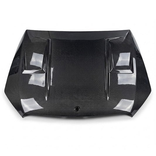 2012-2015 Mercedes C-Class A Style Carbon Fiber Hood | W204/C204
