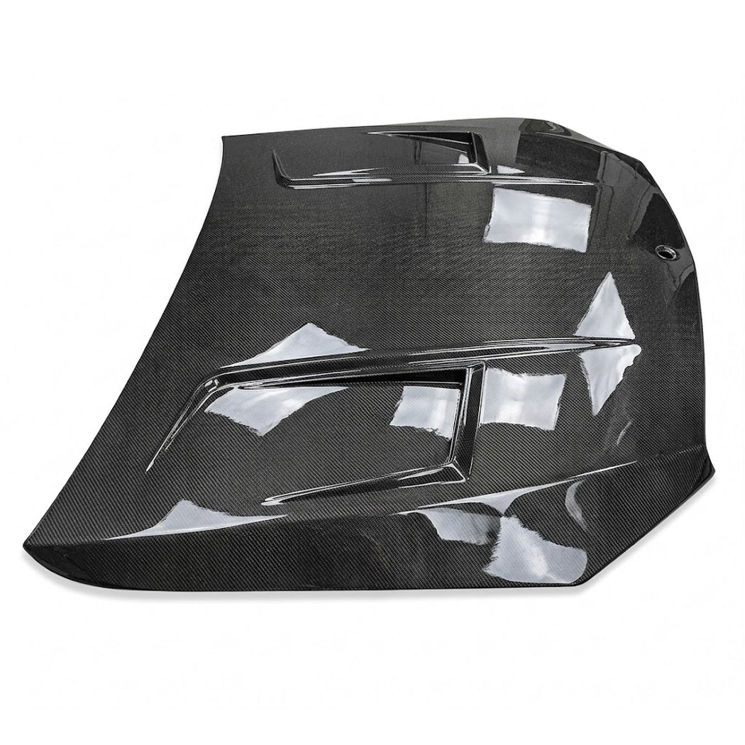 2012-2015 Mercedes C-Class A Style Carbon Fiber Hood | W204/C204