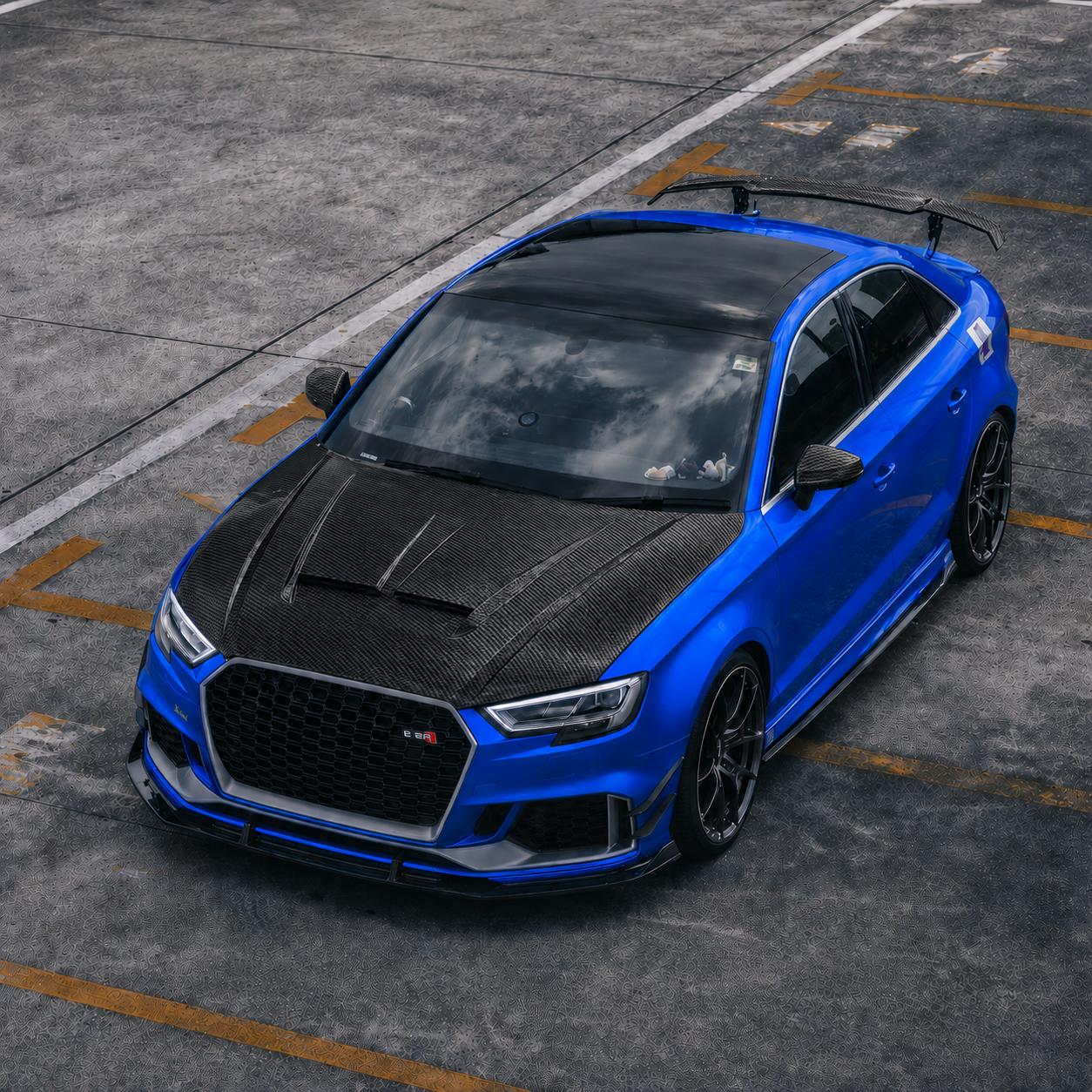 2014-2020 Audi A3/S3/RS3 TK Style Carbon Fiber Hood | 8V/8V.5