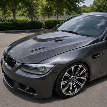 2011-2013 BMW 3-Series V Style Carbon Fiber Hood | E92/E93 LCI