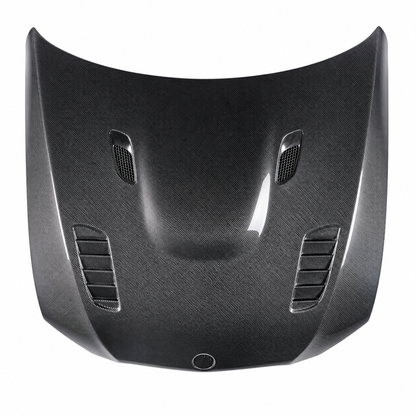 2011-2013 BMW 3-Series V Style Carbon Fiber Hood | E92/E93 LCI