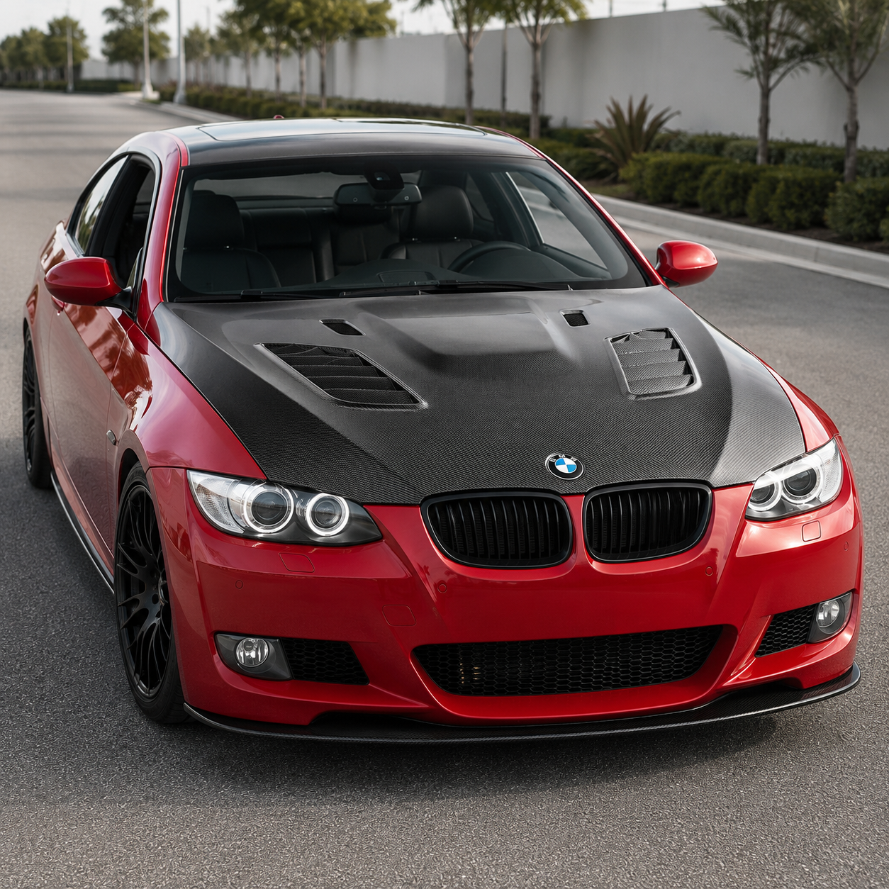 2011-2013 BMW 3-Series S Style Carbon Fiber Hood | E92/E93 LCI