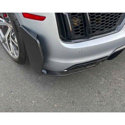 2016-2018 Audi R8 GT Style Carbon Fiber Rear Bumper Canards I MK2