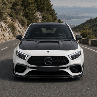 2019-2022 Mercedes A-Class/A35/A45 AMG P Style Carbon Fiber Hood | V177/W177