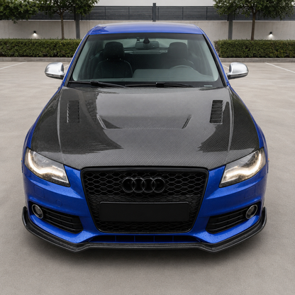 2009-2012 Audi A4/S4/RS4 V2 Style Carbon Fiber Hood | B8