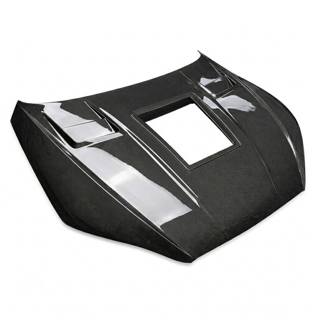 2018-2024 Audi A5/S5/RS5 Glass Engine Cover Carbon Fiber Hood | B9/B9.5