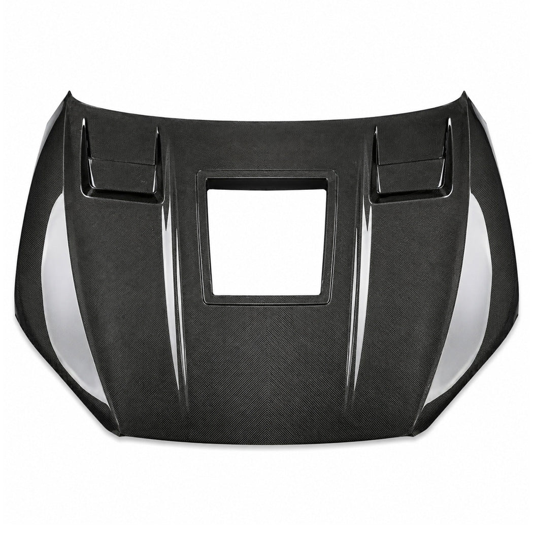 2018-2024 Audi A5/S5/RS5 Glass Engine Cover Carbon Fiber Hood | B9/B9.5