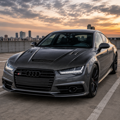 2012-2018 Audi A7/S7/RS7 V1 Style Carbon Fiber Hood | C7/C7.5