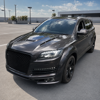 2007-2015 Audi Q7 H Style Carbon Fiber Hood | 4L