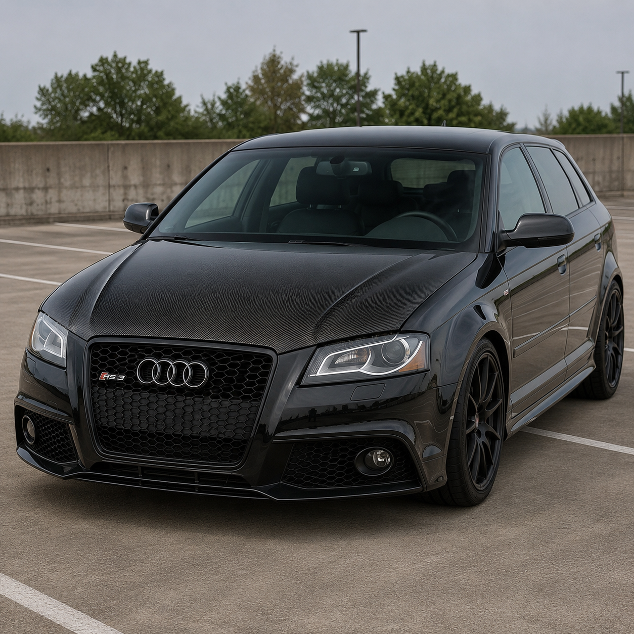 2009-2013 Audi A3/S3/RS3 OEM Style Carbon Fiber Hood | 8P