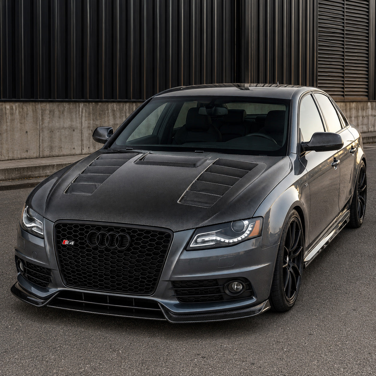 2013-2016 Audi A4/S4/RS4 V2 Style Carbon Fiber Hood | B8.5 A4/S4/RS4